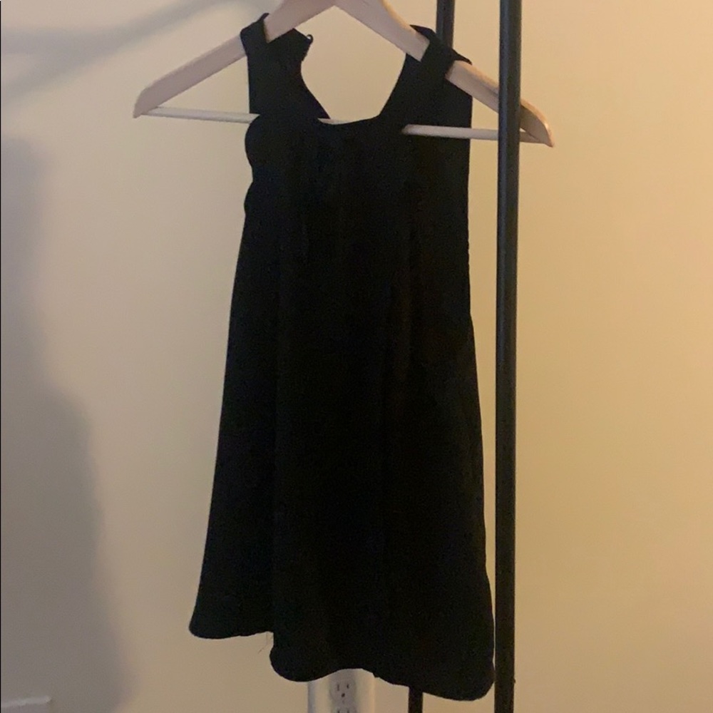 Black halter top